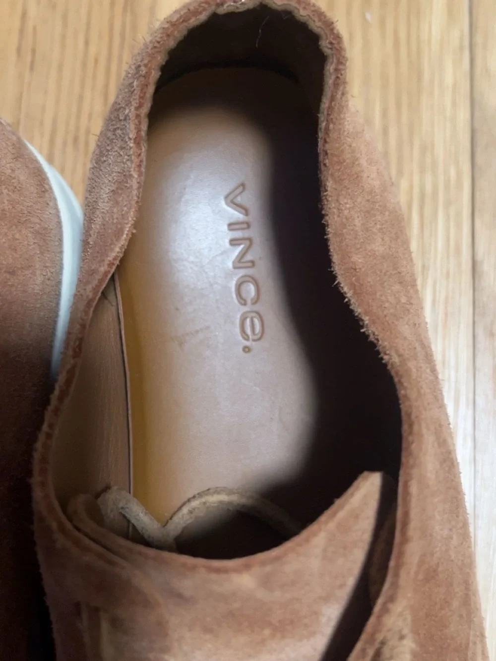 Vince Men's Suede Sneakers - Brown with White Sole, 9.5